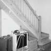 View of staircase at ground floor level