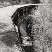 View from east of curved section of conduit aquaduct, north of third sidestream