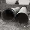 Spare section of lap-jointed steel pipe for pipeline