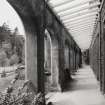 View of covered walkway