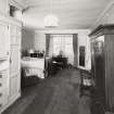 Kinlochmoidart House. Principal floor, master bedroom, view from south east.