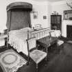 Kinlochmoidart House. Second floor, east corner bedroom, view from south.