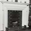 Kinlochmoidart House. Second floor, west corner bedroom, detail of chimney piece.