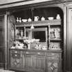 Kinlochmoidart House. Dining room, detail of south east central arch and sideboard.