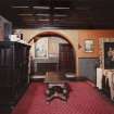 Kinlochmoidart House. Second floor, staircase hall, view from south.