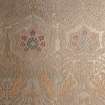 Kinlochmoidart House. Hall, principal floor, detail of wallpaper