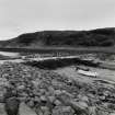 Muck, Port Mor, Pier Cottage. Quay. View from ENE.