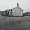 Muck, Gallanach, New House. Bungalow. View of side elevation from NW.