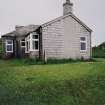 Muck, Gallanach, New House. Bungalow. View of side elevation from NW.