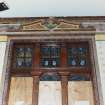Porch tilework and glass, detail