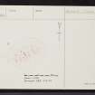 Muckle Skerry, ND47NE 8'A', Ordnance Survey index card, page number 1, Recto