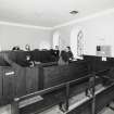Interior, Cromarty Court House.
View of First Floor Courtroom from East