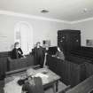 Interior-view of First Floor Courtroom from West