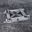 General view of wooden sled