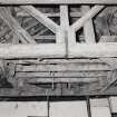 Interior-view of remains of dovecot in roof space