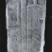 Tomb-slab from Cullicudden burial ground, Highland.
