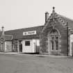 Dingwall Station.
Station buildings from North West.