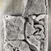 Fragments of cross-slab from Edderton Free Church, Edderton.