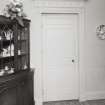 Ground floor, dining room, detail of safe (with door closed)