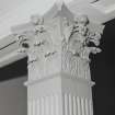 First floor, drawing room, column capital, detail