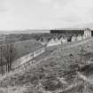 Elevated general view from WSW of ranges of new warehouses (No. 10 foreground left, and 13 to 18)