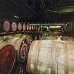 Interior. Warehouse No. 3, view of traditional cask storage