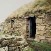 View from South West of West front of blackhouse