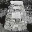 Detail of cairn