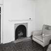 Interior. First floor view of rear bedroom in Victorian wing