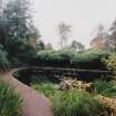 View in gardens large pond