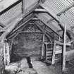 Interior of byre from South West