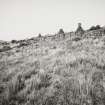 General view of ruined crofts from South East