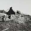 General view of ruined croft from West