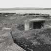 View of gun emplacements from E