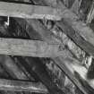 General view of halved dovetail collar-rafter joint