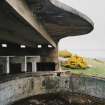 View from S of western World War II 6-inch gun-emplacement and gun pit showing canopy and part of holdfast.