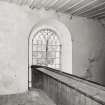 Plockton, Innes Street, Plockton Free Church, interior.
General view of window.