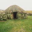 Beaton's Cottage.  View of byre from North.