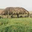 Beaton's Cottage.  View of byre from East.