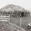 Beaton's Cottage.  View of byre from North West.