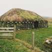 Beaton's Cottage.  View of byre from North West.