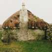 Beaton's Cottage.  View of byre from South