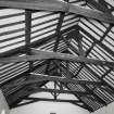 Interior. Roof structure. Detail.