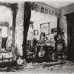 Interior. Watercolour of sitting room
