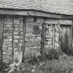 South West corner, brick infill, detail