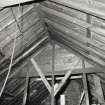 Roof space, trusses, detail