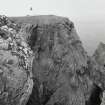 View of lighthouse and cliffs from E.