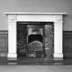 Interior.
Ground floor, drawing room, detail of fireplace.