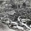RAF WWII oblique aerial photograph of Edinburgh, Leith Docks taken from the N.  Also visible is the coastal battery on the outer pier, Leith, Leith Walk, Lochend Road and Easter Road.

Print in record