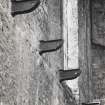 Gasworks.
Detail of cast-iron wall-brackets of former gallery-walk.